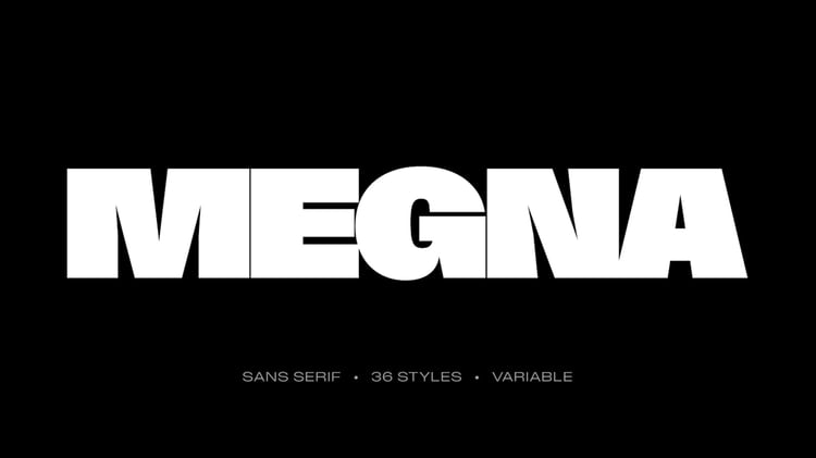 Megna Typeface