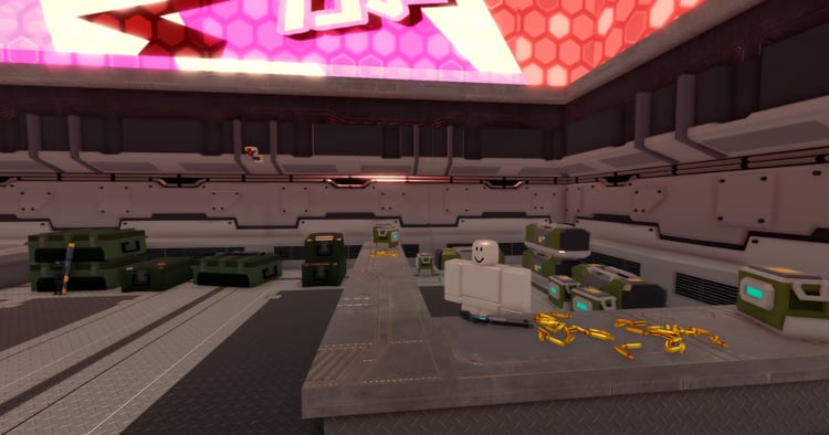 High-rise skyscrapers with detailed interiors in Roblox
