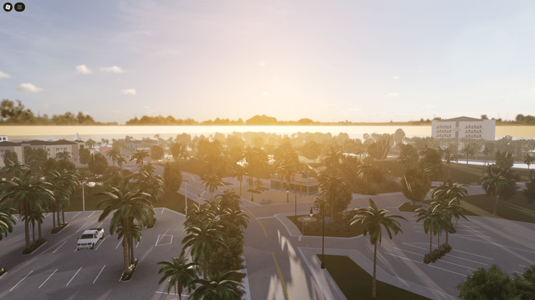 Roblox Florida-inspired beach city map overview