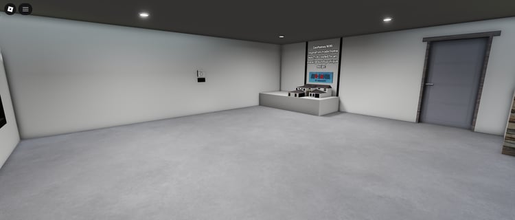 Modern ranch home surrounded by greenery Roblox