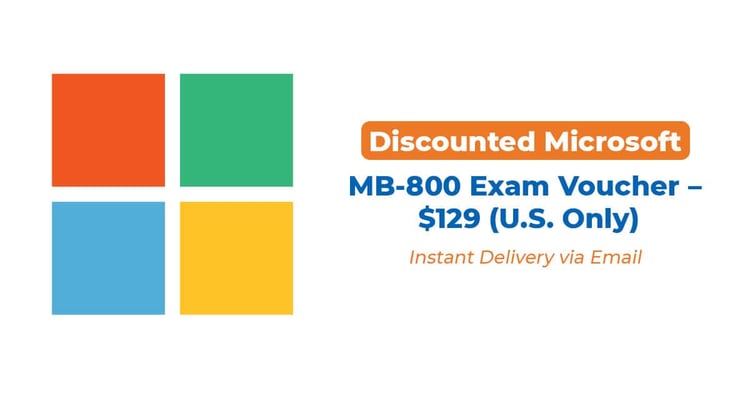 Microsoft MB-800 exam voucher for Dynamics 365 Business Central Functional Consultant certification