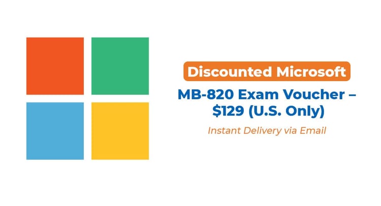 Microsoft MB-820 exam voucher for Dynamics 365 Business Central Developer certification