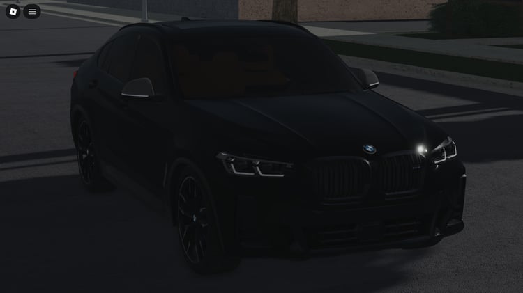 Sunroof visible on BMW X4 M40i in Roblox