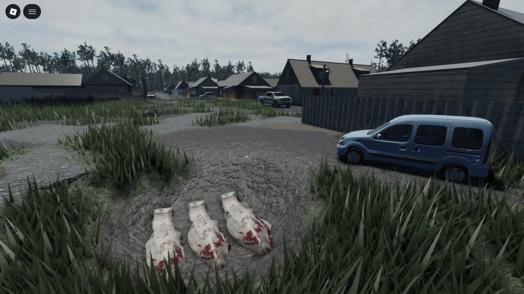Large-scale military combat map scene in Roblox