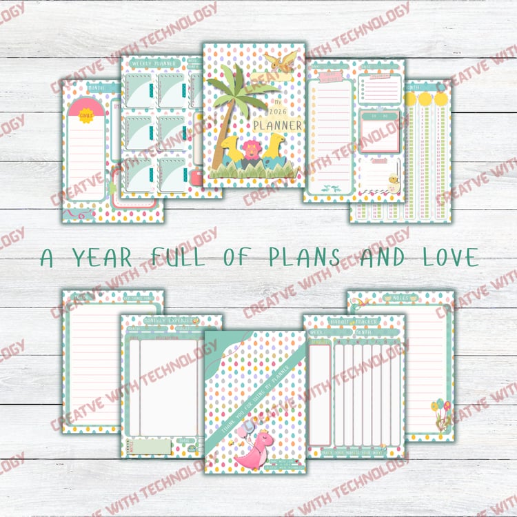Creative with technology - 2026 planner and calendar bundle - Payhip