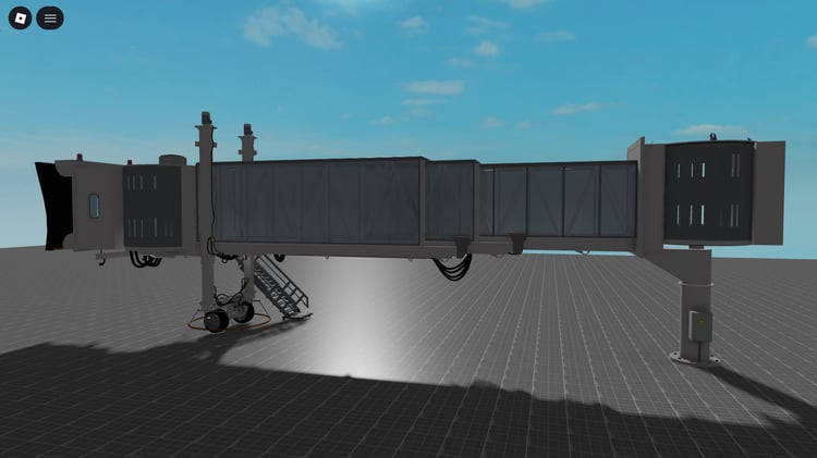 Modern terminal gate with jetway Roblox