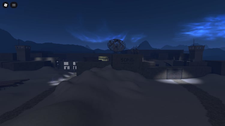 Roblox SCP roleplay base with lifts and multi-level design