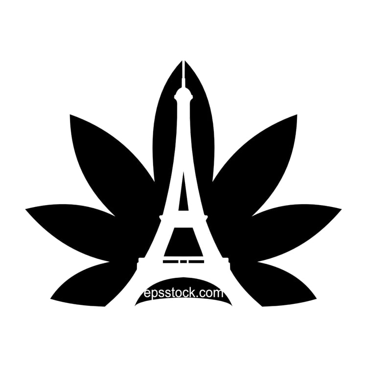 Cannabis Eiffel Tower