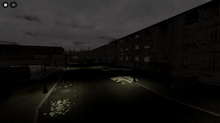 Open terrain for team operations in Roblox battle map