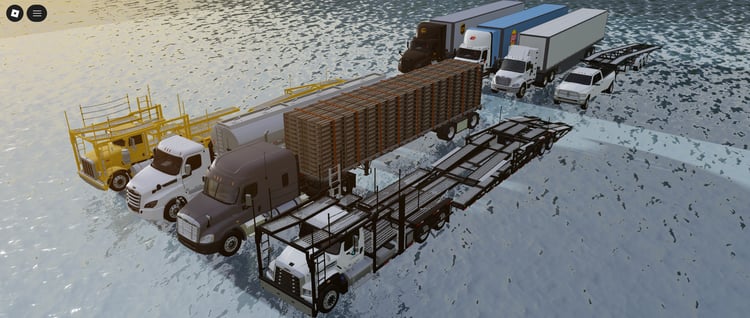 Smooth vehicle controls in Roblox 8 Truck + Trailer pack