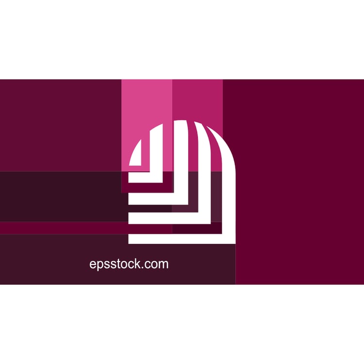 Arch walkway Abstract mosaic background