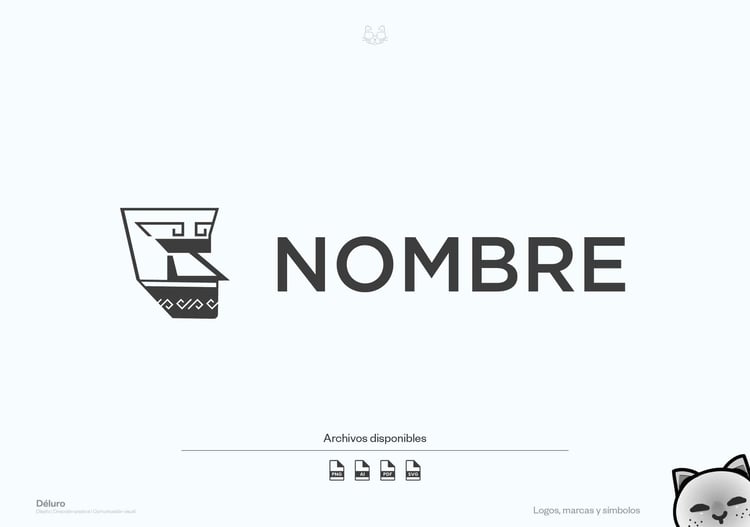 Geometric and minimalist logo design, suitable for contemporary brands and commercial use.