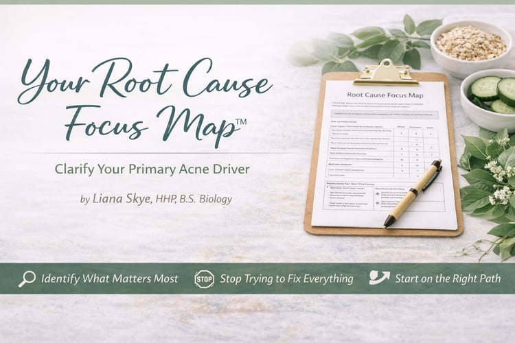 Root Cause Focus Map acne prioritization decision tool