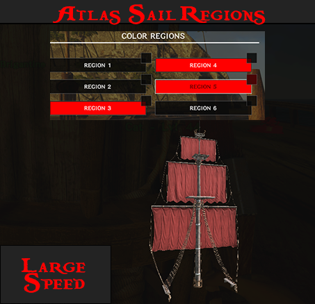 Atlas MMO Large Speed Sail Region