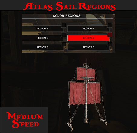 Atlas MMO Medium Speed Sail Region