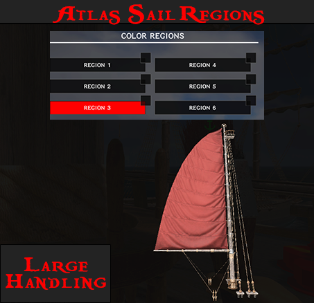 Atlas MMO Large Handling Sail Region