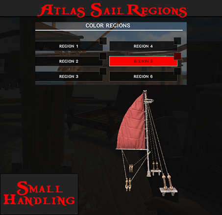 Atlas MMO Small Handling Sail Region