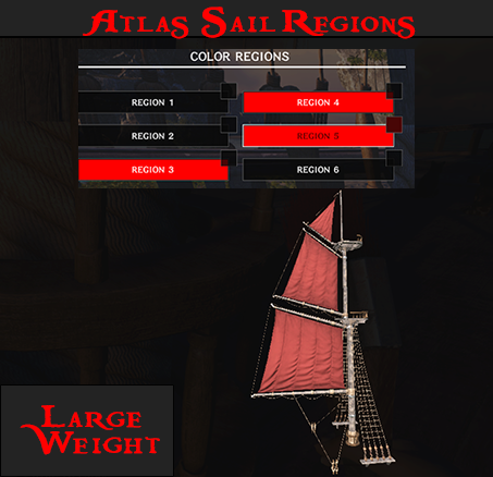 Atlas MMO Large Weight Sail Region