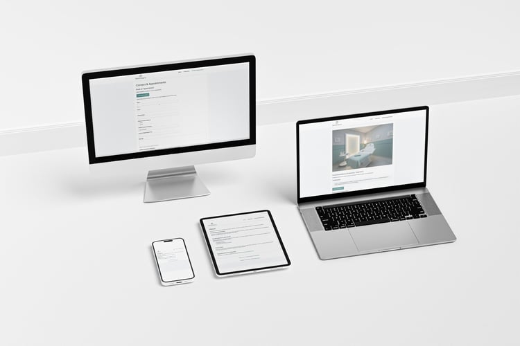 Webstie systems for beauty & aesthetics.