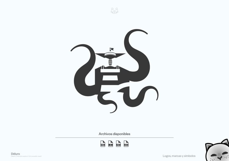 Strong and simple logo concept created for clear brand communication and adaptability.