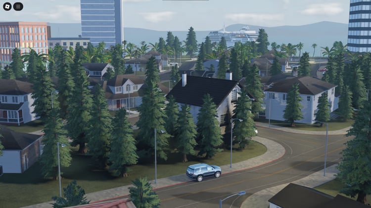 Detailed urban streets and road networks