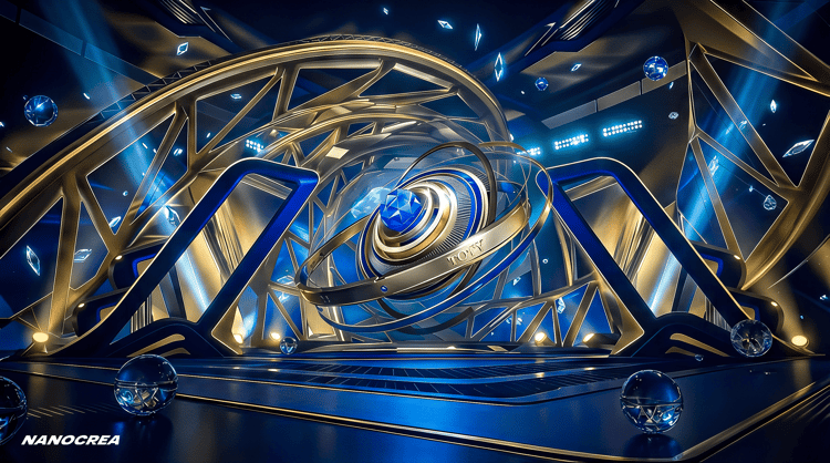 FC26 Team of the Year pack opening background cinematic blue gold