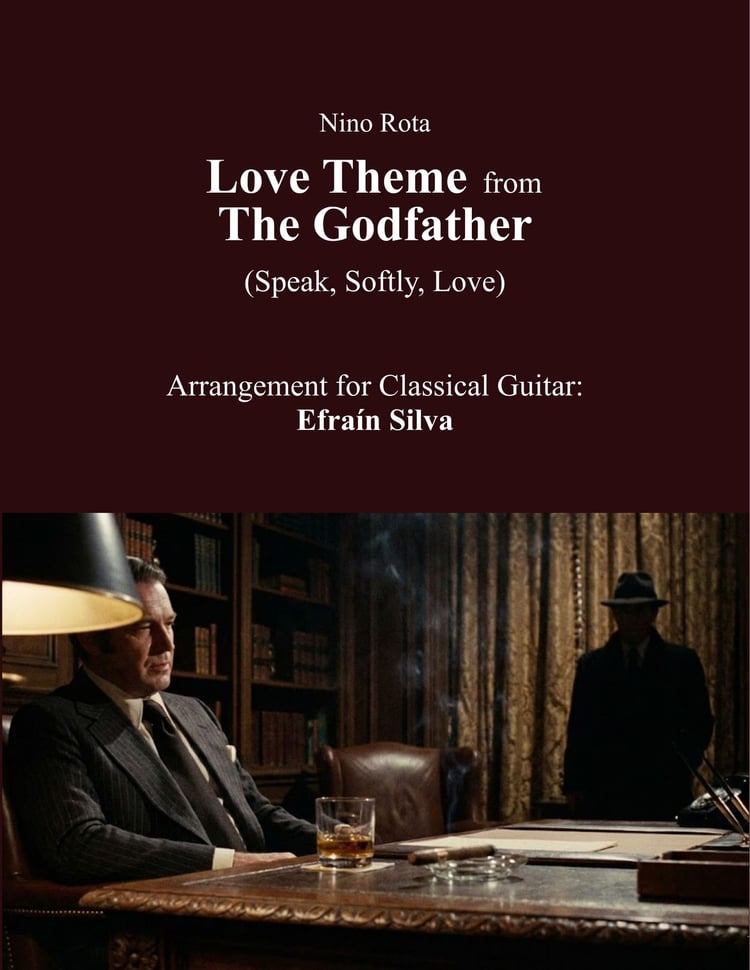 The Godfather Theme, Nino Rota, Classical Guitar Arrangement, Film Music, Speak Softly Love, Unforgettable Collection, Sheet Music PDF, Guitar Solo