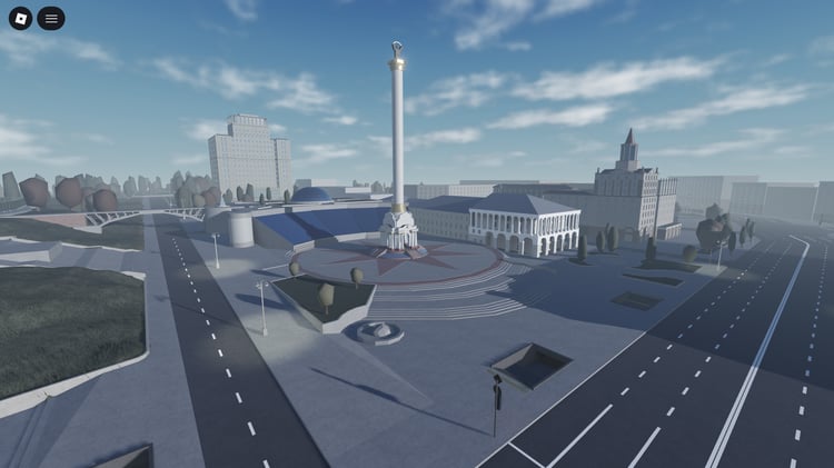 Interior spaces inside city structures