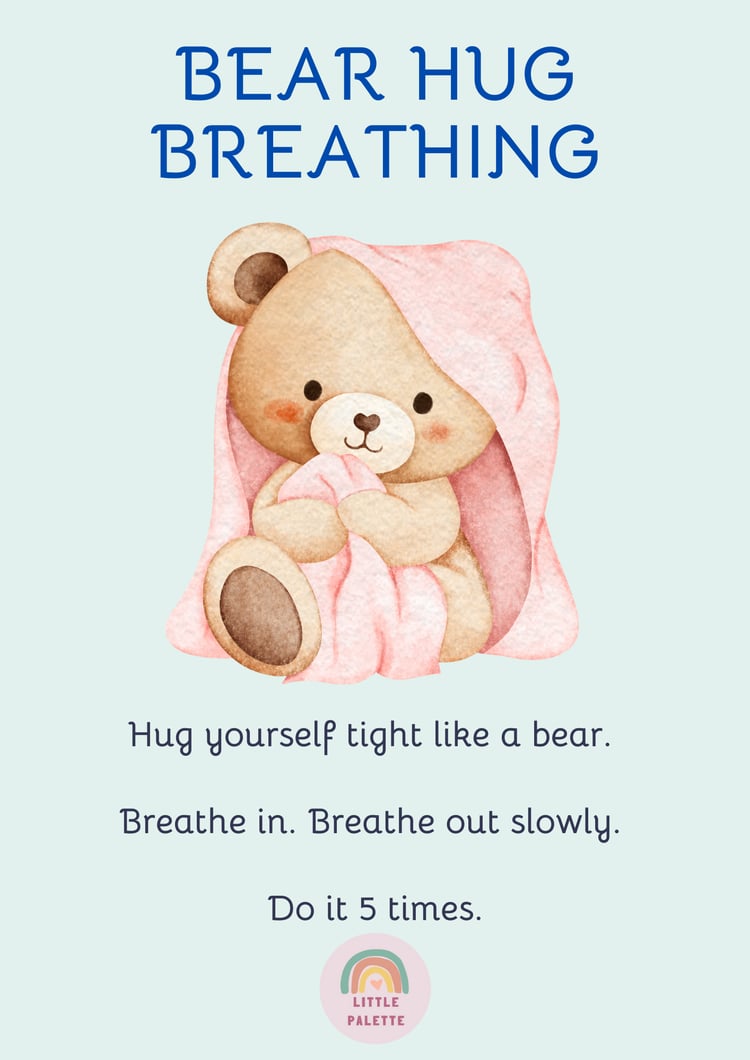 Emotional Regulation. Calm Down Corner, Breathing Exercise