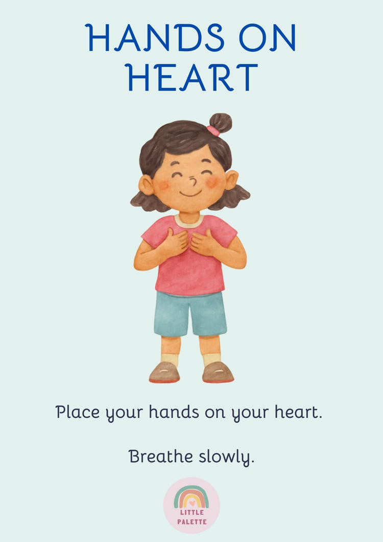 Emotional Regulation. Calm Down Corner, Breathing Exercise