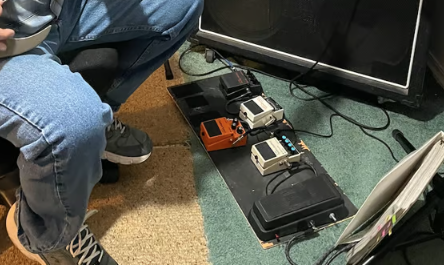 Guitar effects pedals