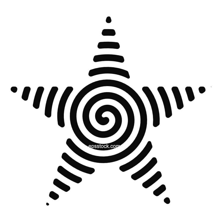 spiral star symbol