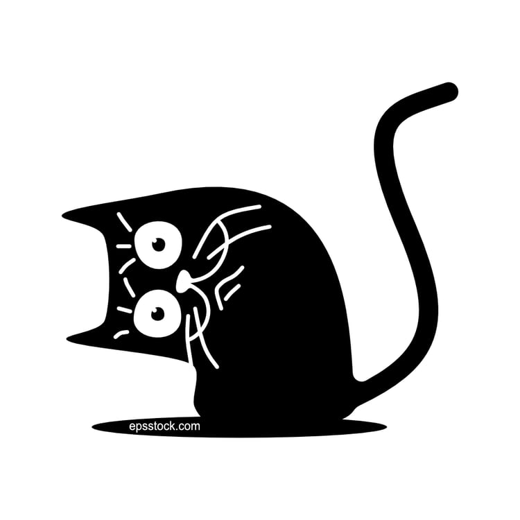 Cute cat symbol