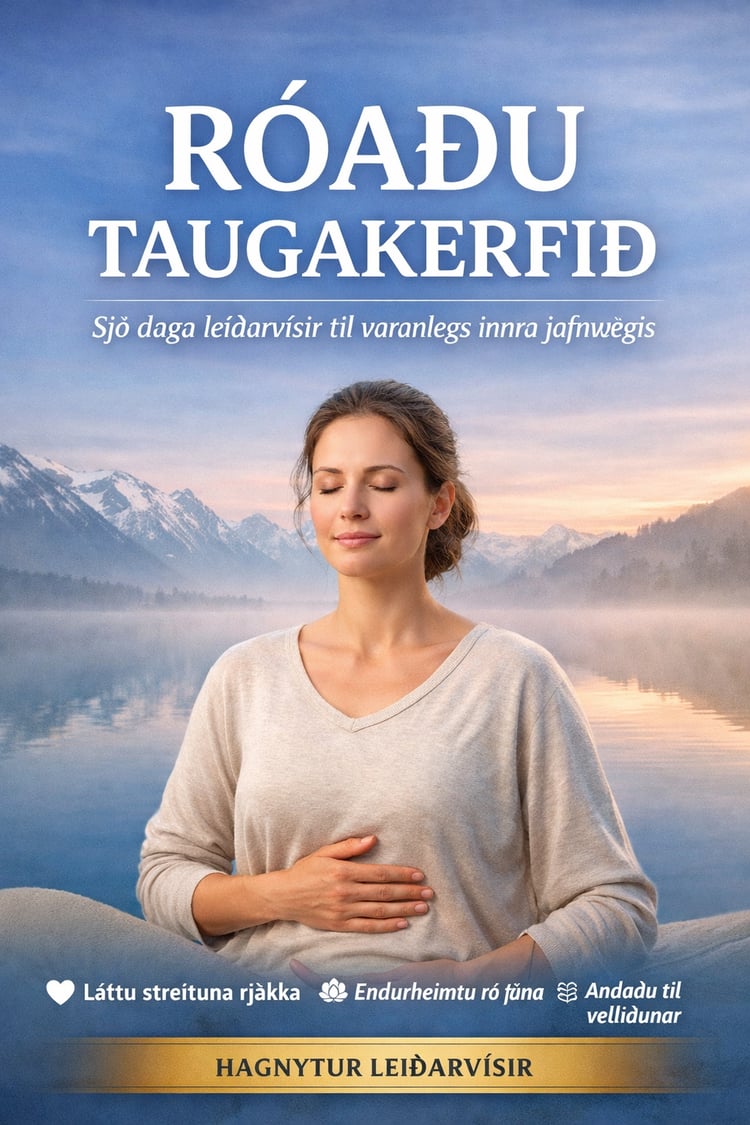 andleg vellíðan sjálfshjálp öndunaræfingar kvíðastjórnun