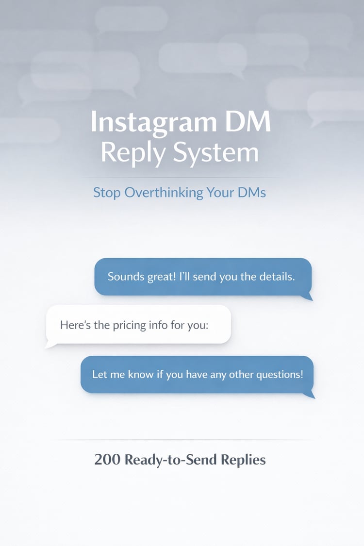 Instagram DM Reply System for Shop Owners