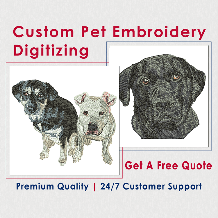 Pet Embroidery Digitizing Services Dog Head Embroidery Digitizing Dog Full Body Embroidery Digitizing Dog Patch Embroidery Digitizing Cat Head Embroidery Digitizing Cat Full Body Embroidery Digitizing Cat Patch Embroidery Digitizing Horse Head Embroidery 