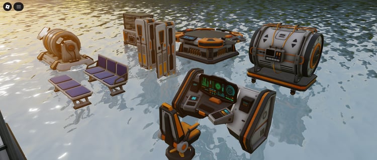 Roblox sci-fi lab asset pack