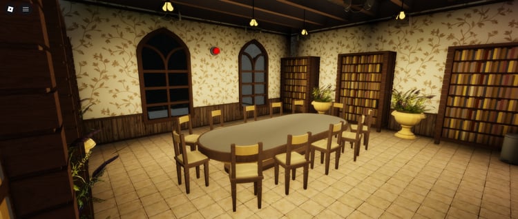 Large orphanage interior for Roblox horror