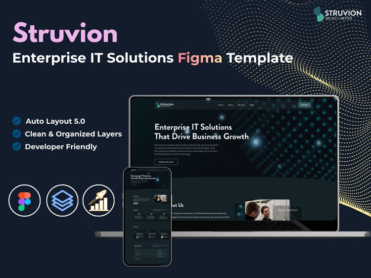 "High-tech smartwatch monitoring interface design for IT solutions template