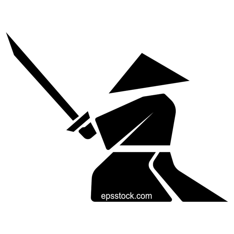 samurai with a sword