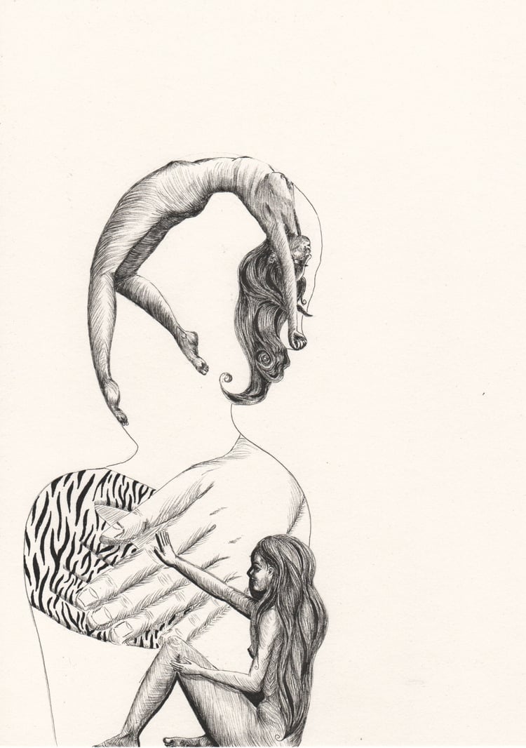 Silhouette pentekeningen