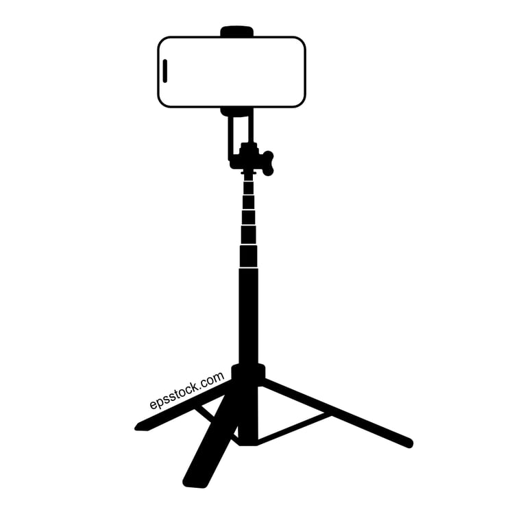 Selfie Stick Travel Tripod for Cell Phone with Remote Control and Phone Holder