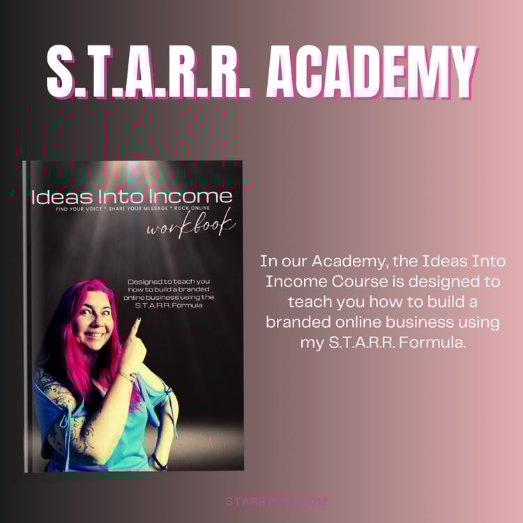 Image depicting the Passive Profits Academy logo with the text 'STARR Formula: Turn Ideas into Income. Join Now for Financial Freedom!