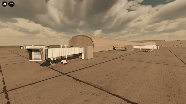 Customizable airport environment Roblox