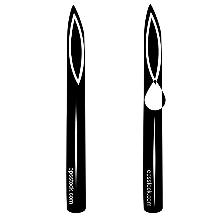 medical needle bevel