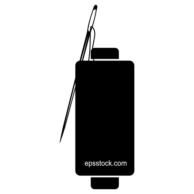 spool of thread with a needle