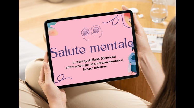 PDF salute mentale, guida pratica scaricabile, ebook benessere, risorse self-care, salute mentale