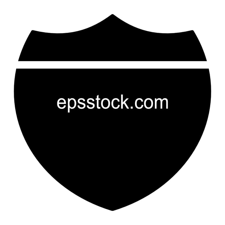 Interstate Sign Vector Art