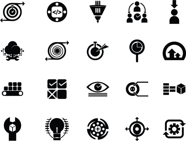 product management svg iconset