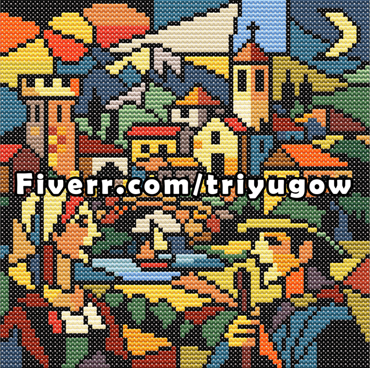 Medieval Cities of Europe - Cross-stitch Pattern